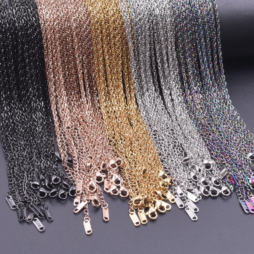 Stainless Steel Chain Necklace — 2.5mm