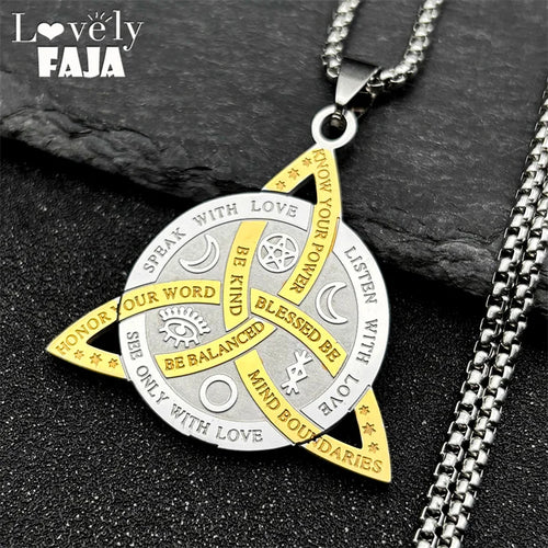 Celtic Silver Pendant Vintage Irish Trinity Knot