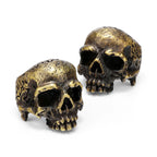 Copper Skull Ring — Stainless Steel