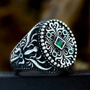 Viking Gothic Pattern Ring — 316L Steel