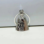 Moto Bell Steel Pendant Retro Skeleton Palm Middle
