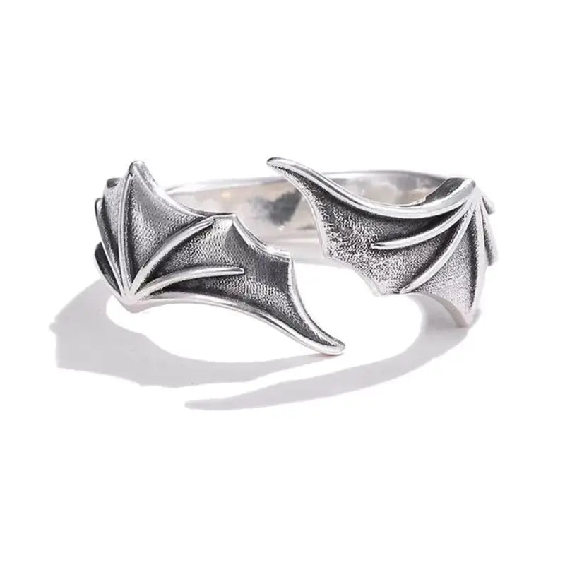 2Pcs Vintage Gothic Steel Skull Mask Rings Design Alloy Finger Rings Set for Men Women New Trend Creative Punk Jewerly Gift