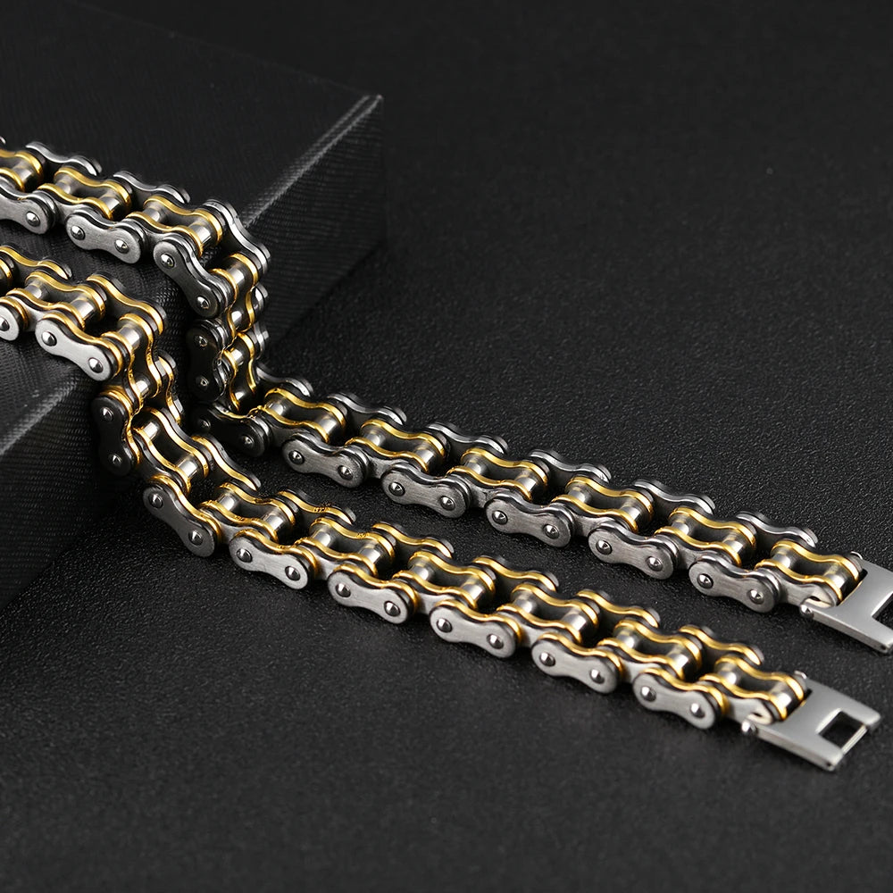 Bike Motorcycle Chain Man Bracelet for Men Bikers' Jewellery