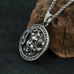 Medusa Gold Pendant Retro Gothic Head Gorgon
