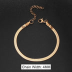 Stainless Steel Snake Bracelet Blade Chain