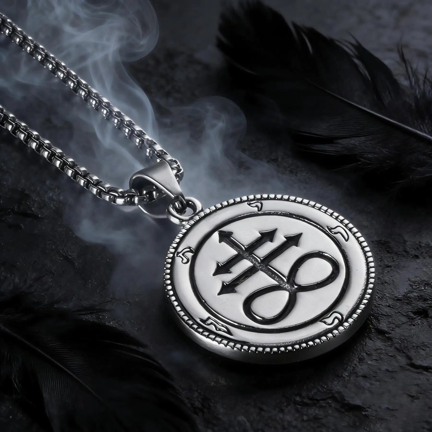 Cross Stainless Steel Pendant Necklace