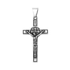 Jesus Cross Stainless Steel Pendant Necklace