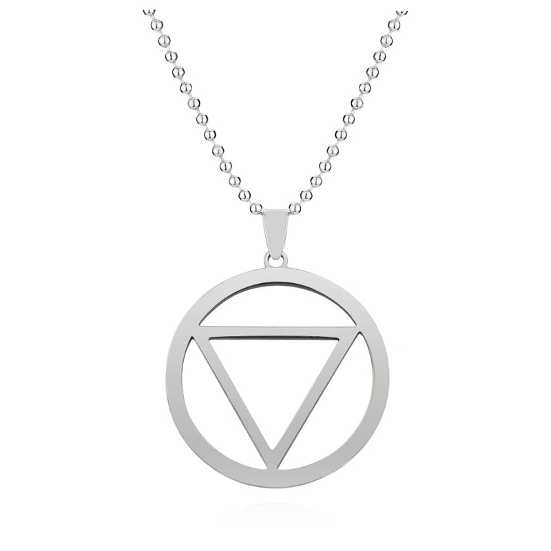 Akatsuki Hidan Ninja Jashin Necklace Trinity Symbol Baptism Catholicism Vintage Keychain Religious Pendant Jewelry