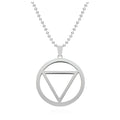 Akatsuki Hidan Ninja Jashin Necklace Trinity Symbol Baptism Catholicism Vintage Keychain Religious Pendant Jewelry