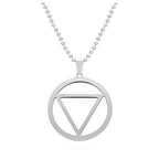 Akatsuki Hidan Ninja Jashin Necklace Trinity Symbol Baptism Catholicism Vintage Keychain Religious Pendant Jewelry