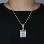2024 New Cash Money Pendant Necklace Gold Color Iced Out Bling CZ Cubic Zirconia Dollar Sign Charm Men Hip Hop Jewelry