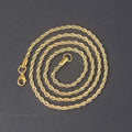 Cross Pendant Rope Chain Necklace Iced Out