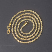 Cross Pendant Rope Chain Necklace Iced Out