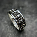 Vintage Gothic Hip-hop Punk Skull Open Ring Men and Women Fashion Trend Role-playing Props Finger Ring Party Popular