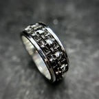 Vintage Gothic Hip-hop Punk Skull Open Ring Men and Women Fashion Trend Role-playing Props Finger Ring Party Popular