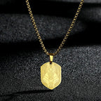 CHENGXUN Dainty Chef Knife Pendant Necklace for Women Men Steel Knife Charm Neck Chain Male Talisman Amulet Protection Jewelry