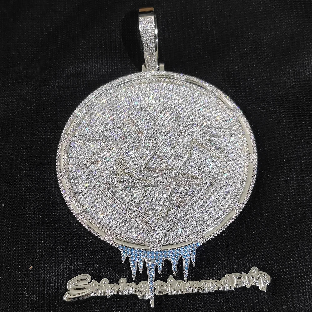 Letter Pendant Necklace Stainless Steel