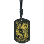 Tarot Black Pendant Necklace