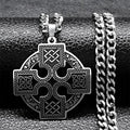 Gothic Celtic Cross Pendant — Stainless
