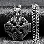 Gothic Celtic Cross Pendant — Stainless