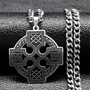 Gothic Celtic Cross Pendant — Stainless
