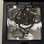 High-quality Stainless Steel Fashionable and Quirky Pendant Necklace for Men, a Hip-Hop Style Personalized Necklace