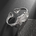 Men\'s Personalized Retro Ethnic Animal Pixiu Bangles Men Women Cuff Bracelets Casual Jewelry Gifts
