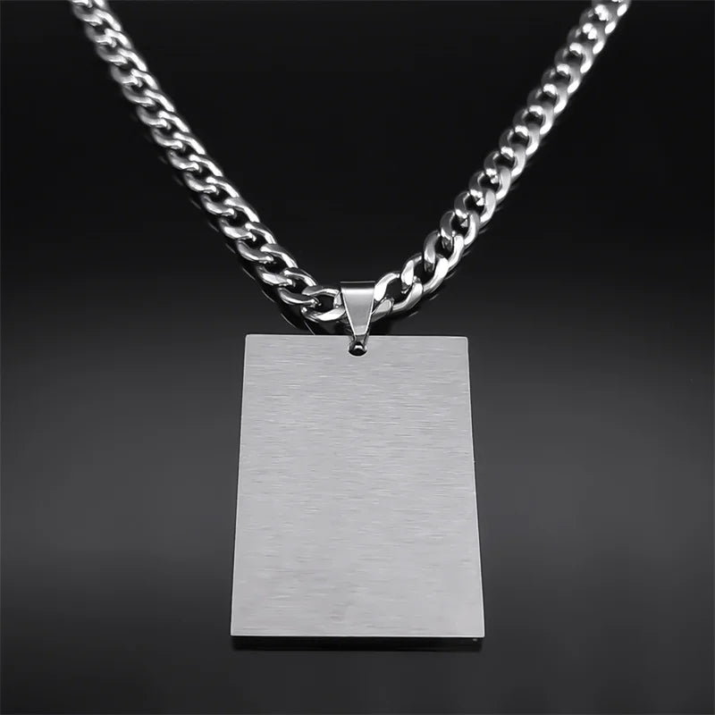 King of Hearts Pendant Necklace — Stainless Steel