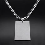 King of Hearts Pendant Necklace — Stainless Steel