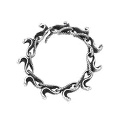 Vintage Punk Unique Snake Bracelets For Men Women 316L Stainless Steel Hip Hop Biker Vikings Animal Bangles Charm