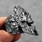 Horror Scream Skull Ring — Stainless Steel