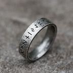 Viking Odin Rune Letter Ring — Stainless Steel
