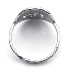 Jewish Tetragrammaton Jehovah Yahweh Hebrew Ring for Women Men Stainless Steel God Name Blessing Rings Amulet Jewelry R31