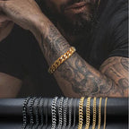 Cuban Curb Chain Bracelet — Stainless Steel