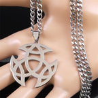 Triquetra Celtic Knot Pendant — Silver
