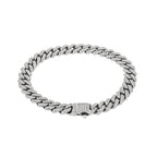 Gold Plated Silver Plated Stainless Steel Cubic Zirconia Iced Out Cuban Link Chain Hip Hop Jewelry Men Shiny Fashion Necklace