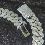 Iced Out Cuban Chain Stainless Steel 26MM 6-Row