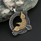 Norse Eagle Pendant Necklace — Stainless Steel