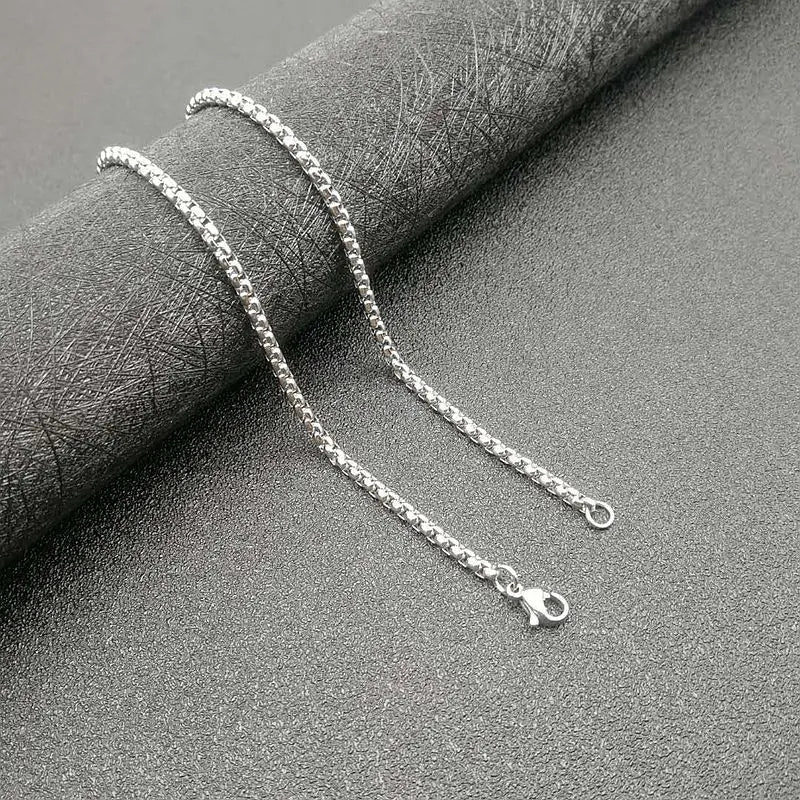 Jesus Pendant Necklace — Stainless Steel