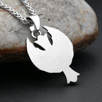 Cross Steel Pendant Vintage Punk Angel Wings Memorial