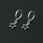 Cute Mini Pentagram Earrings for Daily Wear Women Creative