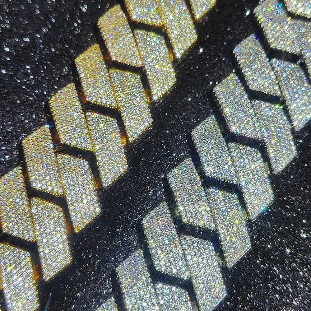 Iced Out Cuban Chain Necklace Stainless Steel 25MM