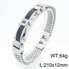 Bike Chain Man Bracelet for Men Gold Color Stainless Steel Link Men's Wrist Bracelets On Hand Jewelry Accessories