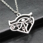 Hand and Eye Talisman Amulet Necklace — 43cm Chain