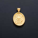 Jesus Cross Gold Pendant Necklace