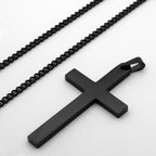 Cross Steel Pendant 316L Blank Engraved Seal