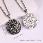Viking Dragon Stainless Steel Pendant Necklace