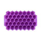 Silicone Honeycomb Movable 37 Ice Tray, with removable lid silicone ice cube mold, BPA-free