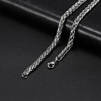 My Shape Basic Cuban Chain Necklaces for Men Chains Punk Figaro Box Curb Chain Chokers Lobster Clasp Fashion Male