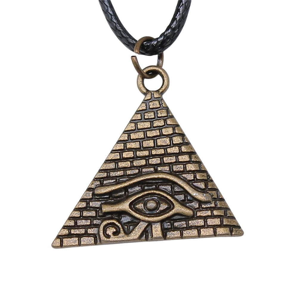 Eye of Horus Pendant Necklace — Egyptian Protection Amulet